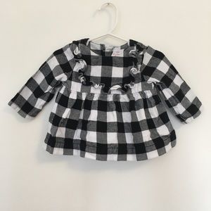 Hanna Andersson Buffalo check plaid top
